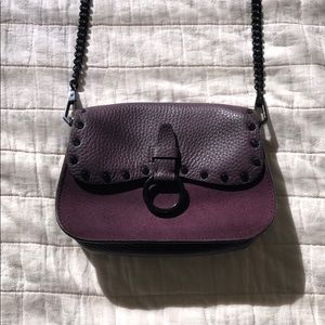 Rebecca Minkoff purple crossbody purse
